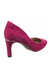 Womens/Ladies Valerie Luxe Suede Heeled shoes (Pink)