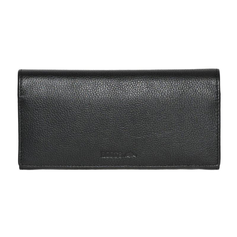 Roots Ladies Large Cluth With Removable Checkbook In Black