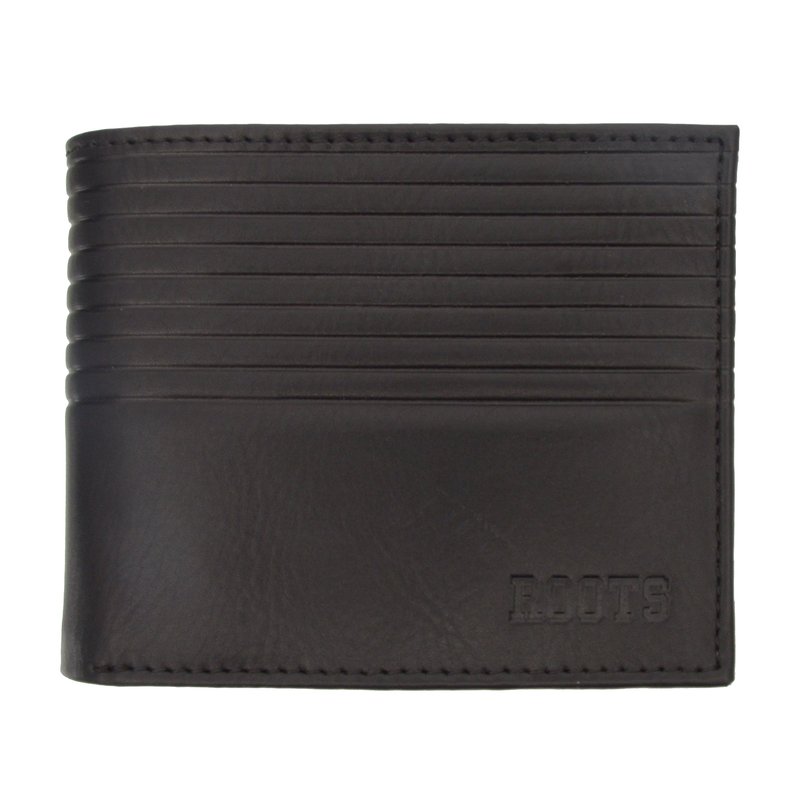 Roots Men's Rfid Slim Billfold With Flip-out Passcase In Black