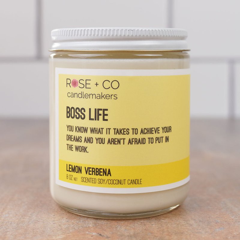 Rose + Co. Candlemakers Boss Life Candles