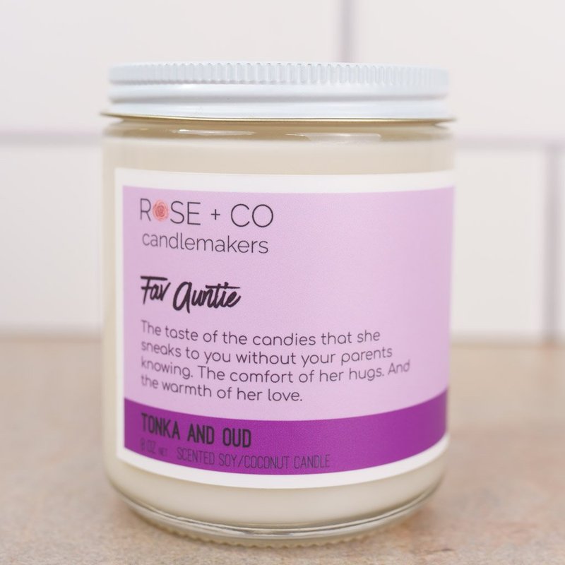 Rose + Co. Candlemakers Fav Auntie Candles