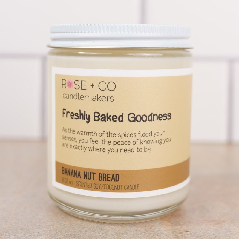Rose + Co. Candlemakers Freshly Baked Goodness Candles