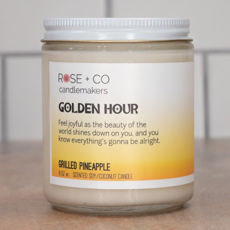 Rose + Co. Candlemakers Golden Hour Candles