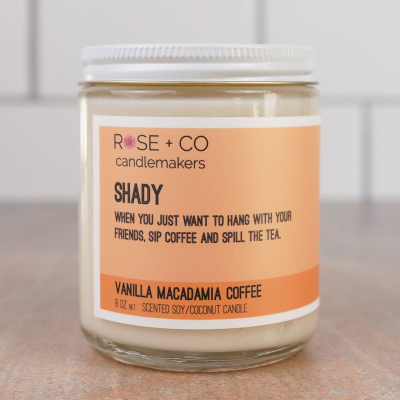 Rose + Co. Candlemakers Shady Candles