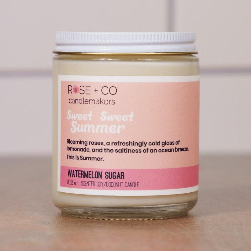 Rose + Co. Candlemakers Sweet Sweet Summer Candles