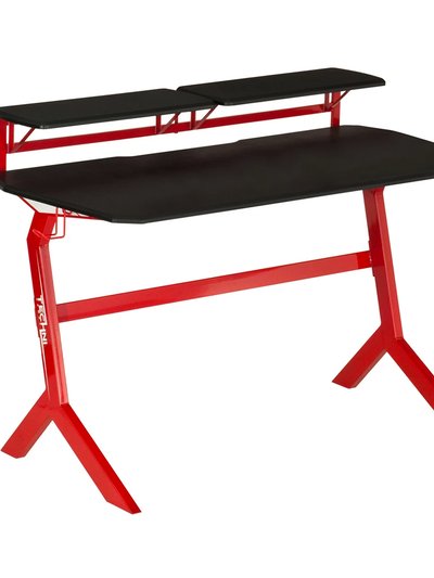 RTA Products Techni Sport Stryker Gaming Desk - Red product