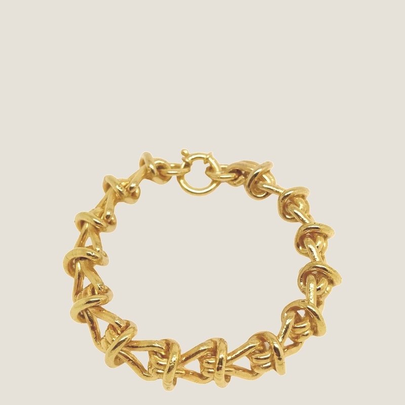 Ruddock Rosa Chain Bracelet In Gold