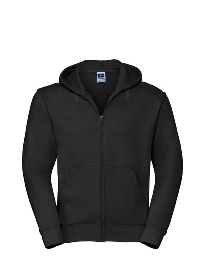 Russell Russell Mens Authentic Full Zip Hooded Sweatshirt/Hoodie (Black) product
