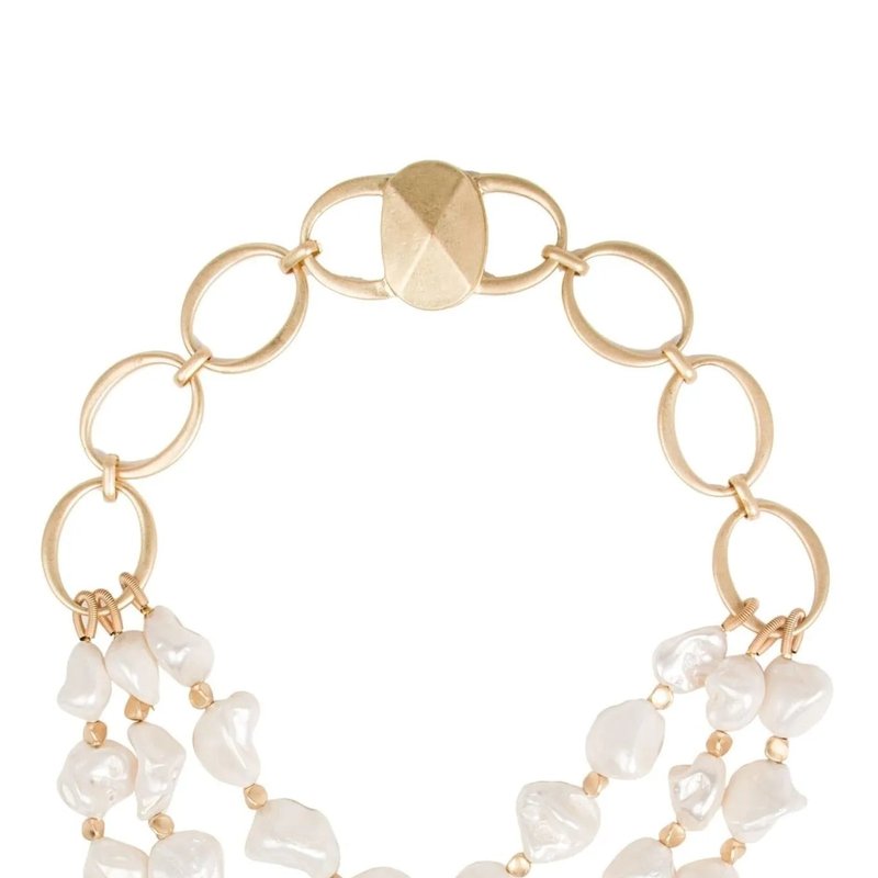 Shop Saachi Style Charlotte Pearl Necklace In White