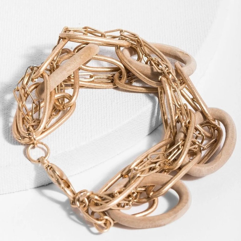 Saachi Style Nava Bracelet In Gold