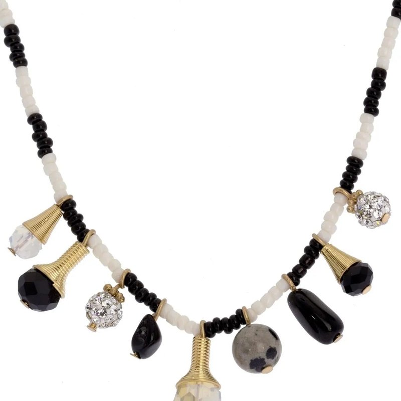 Saachi Style One Of A Kind Crystal Pendants Necklace In White