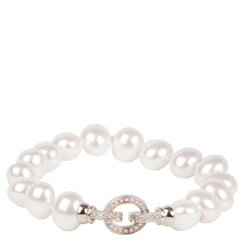 Shop Saachi Style Paramount Pearl Bracelet In White