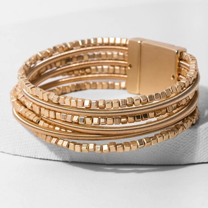 Saachi Style Scarlett Bracelet In Gold