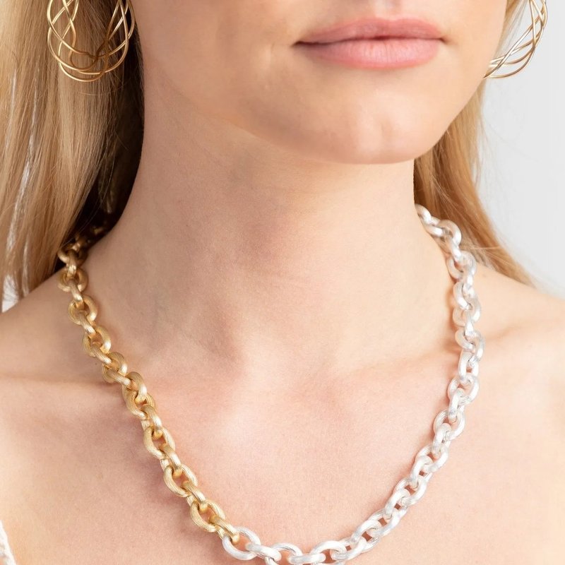 Saachi Style Sylvie Chain Necklace In Gold