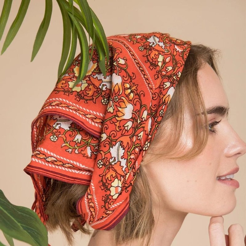 Saachi Style Tagore Bandana In Red