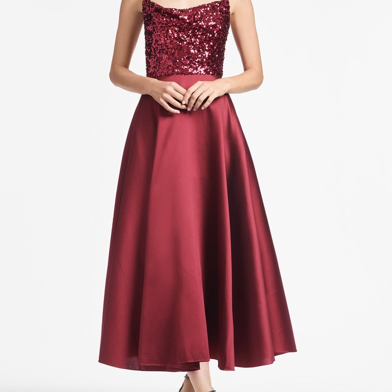 Shop Sachin & Babi Emile Gown In Red