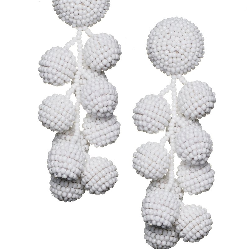 Sachin & Babi Coconuts Earrings In White