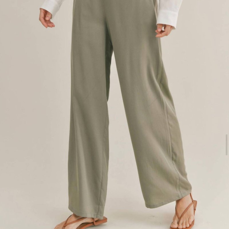 Shop Sadie & Sage Lighthouse Pants In Olive In Green