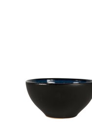 Guilia Cereal Bowl - Set Of 3 - Sea Blue/Matte Black