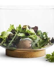 Sagaform by Widgeteer Nature salad bowl w/oak trivet
