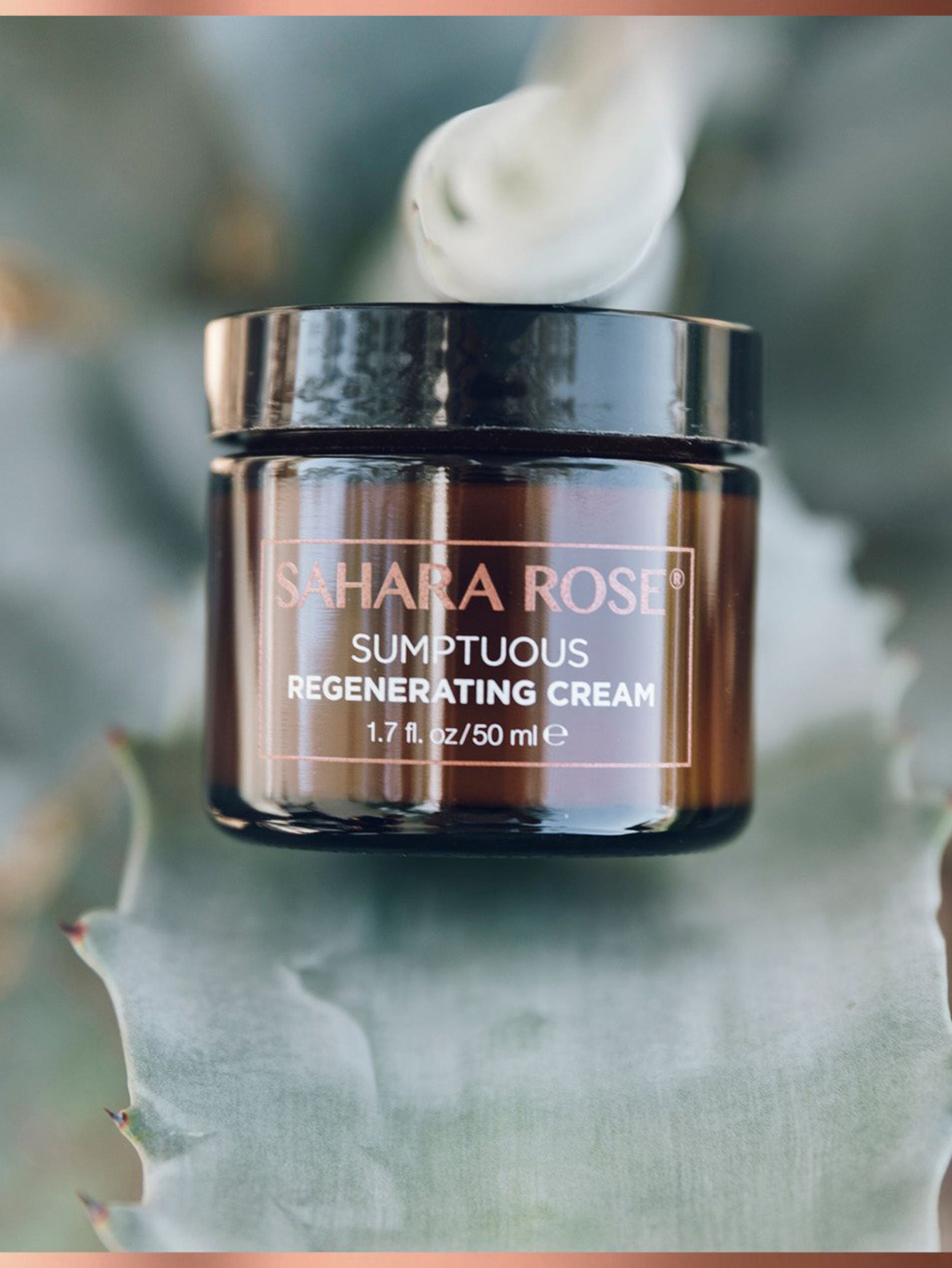 Sahara Rose Sumptuous Regenerating Cream | Rich Moisturizer, For Face, Neck & Décolleté, Best Night