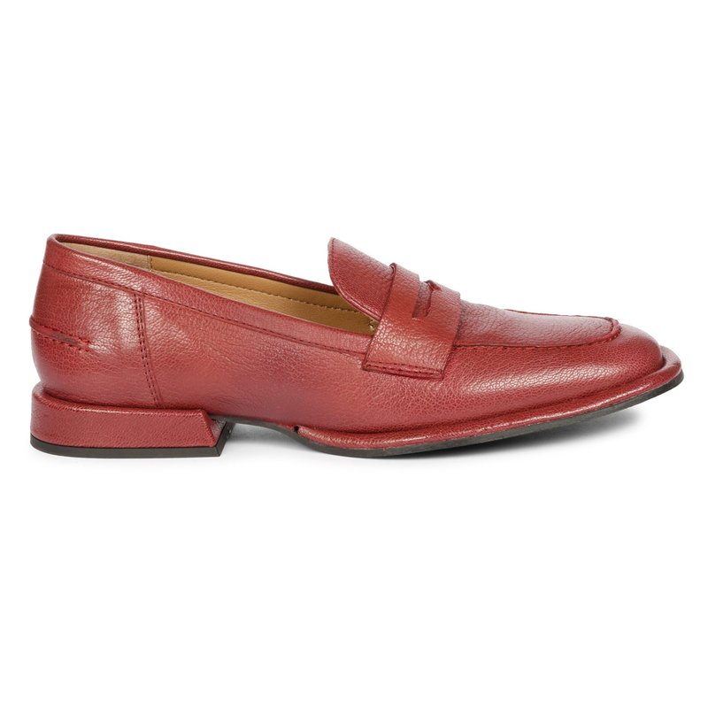 Shop Saint G Carla Bordo Penny Loafers In Red