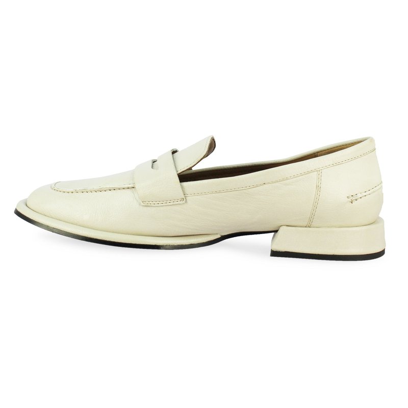 Shop Saint G Carla Off White Penny Loafers