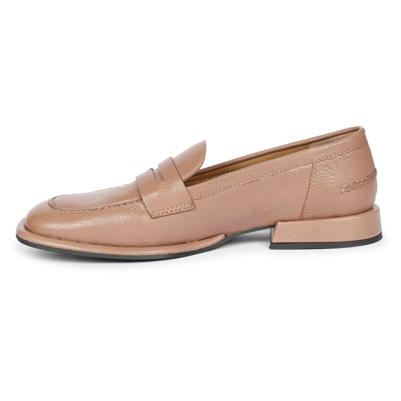 Shop Saint G Carla Taupe Penny Loafers In Brown