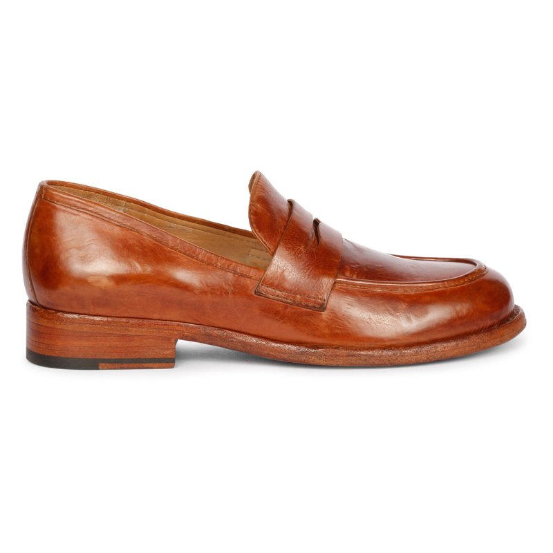 SAINT G MICOLA CUOIO LEATHER PENNY LOAFERS