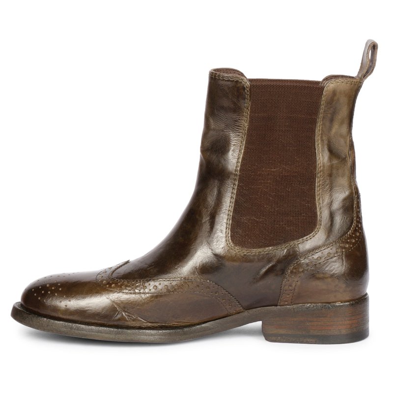 Saint G Santina Brown Leather Chelsea Boots