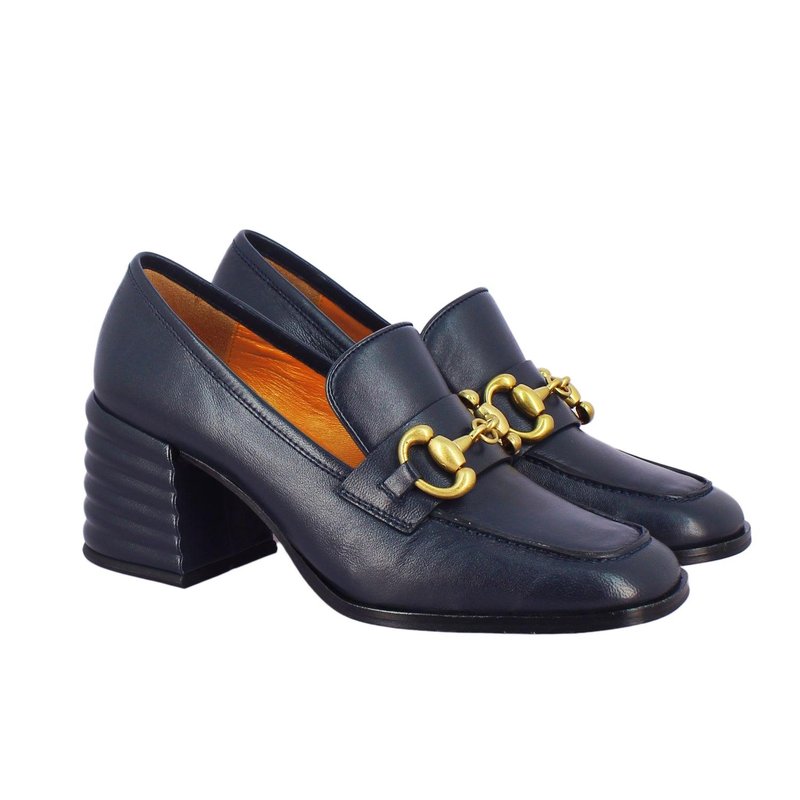 Saint G Valentina Handcrafted Loafer In Blue