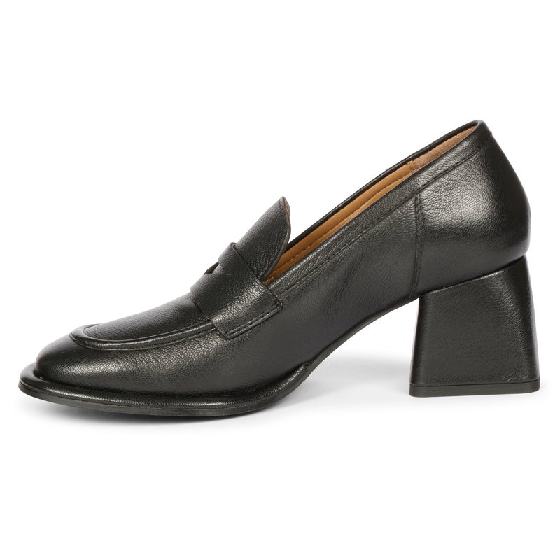 Saint G Viviana Black Leather Loafers