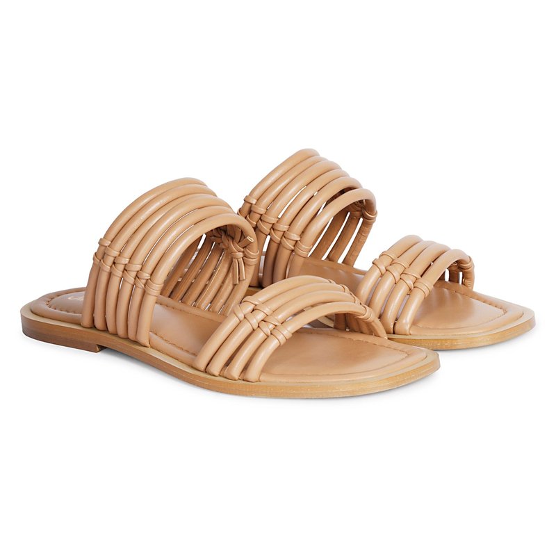 Shop Saint G Zoya Flat Sandals In Brown