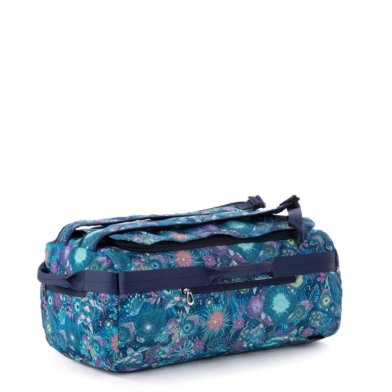 Sakroots On The Go Duffel Backpack In Blue