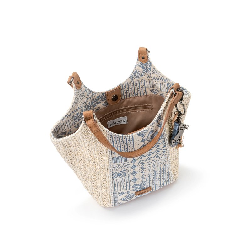Shop Sakroots Roma Small Shopper In Blue