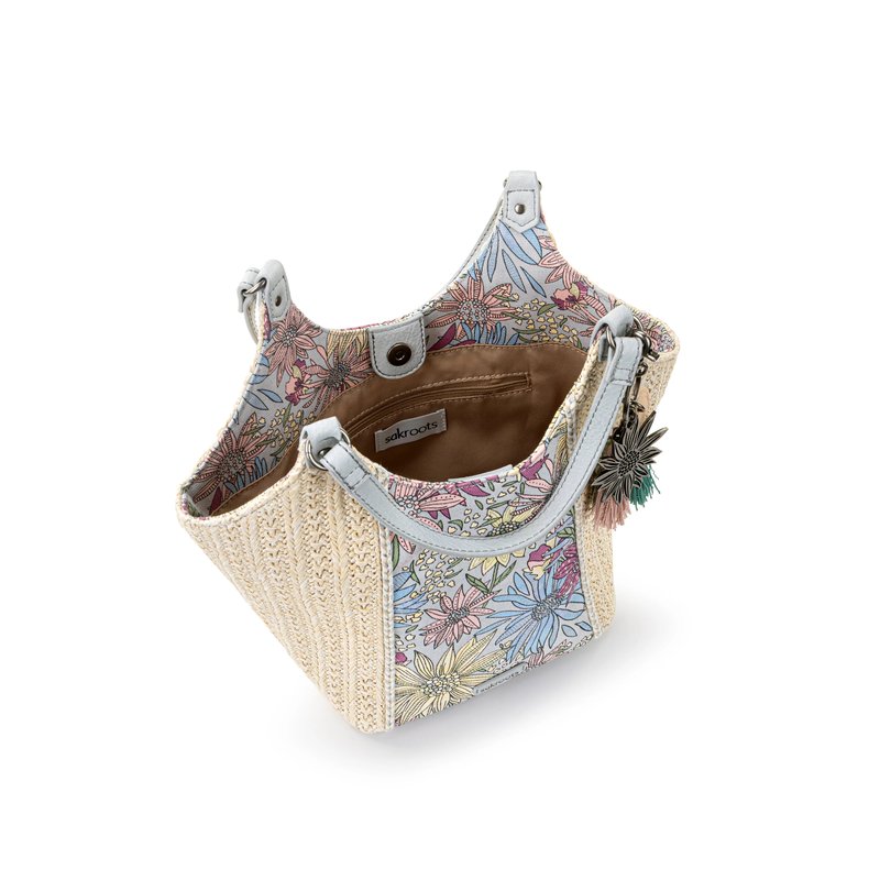 Shop Sakroots Roma Small Shopper In White