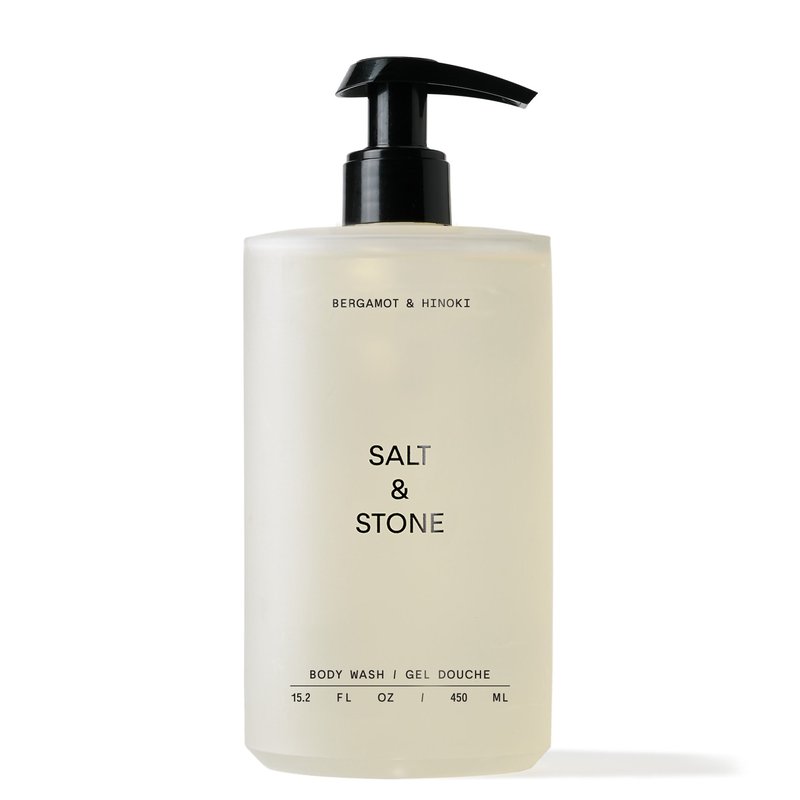 Salt & Stone Bergamont & Hinoki Body Wash In White