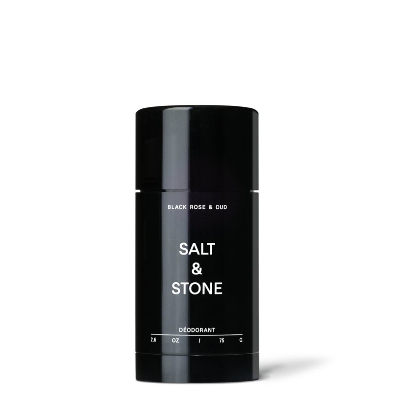 Salt & Stone Black Rose & Oud Natural Deodorant In White