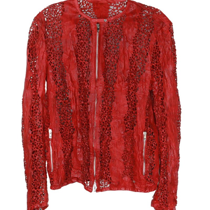 Shop Salvatore Santoro Women's Red Clia Jacket