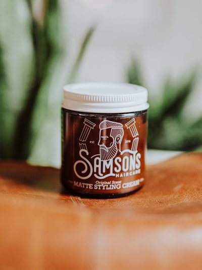 Samson's Haircare Matte Styling Cream product