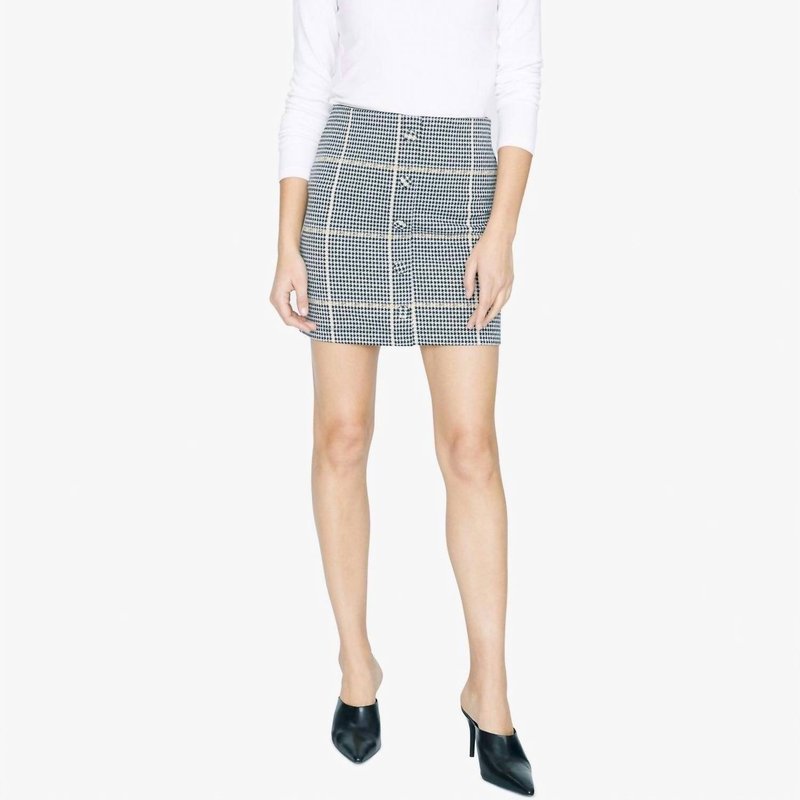 Shop Sanctuary Clothing Check Her Out Mini Skirt In Grey