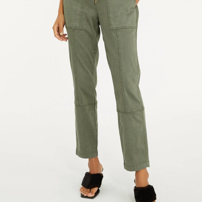 Sanctuary Clothing Cross Country Straight Pull On Pant In Green