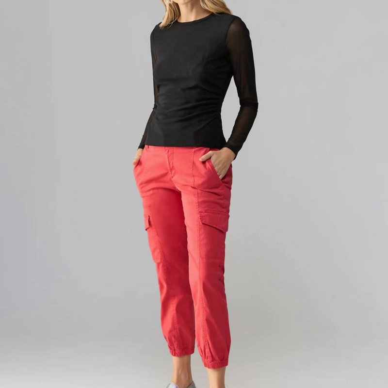 Shop Sanctuary Clothing Rebel Cargo Pant In Roccoco In Red