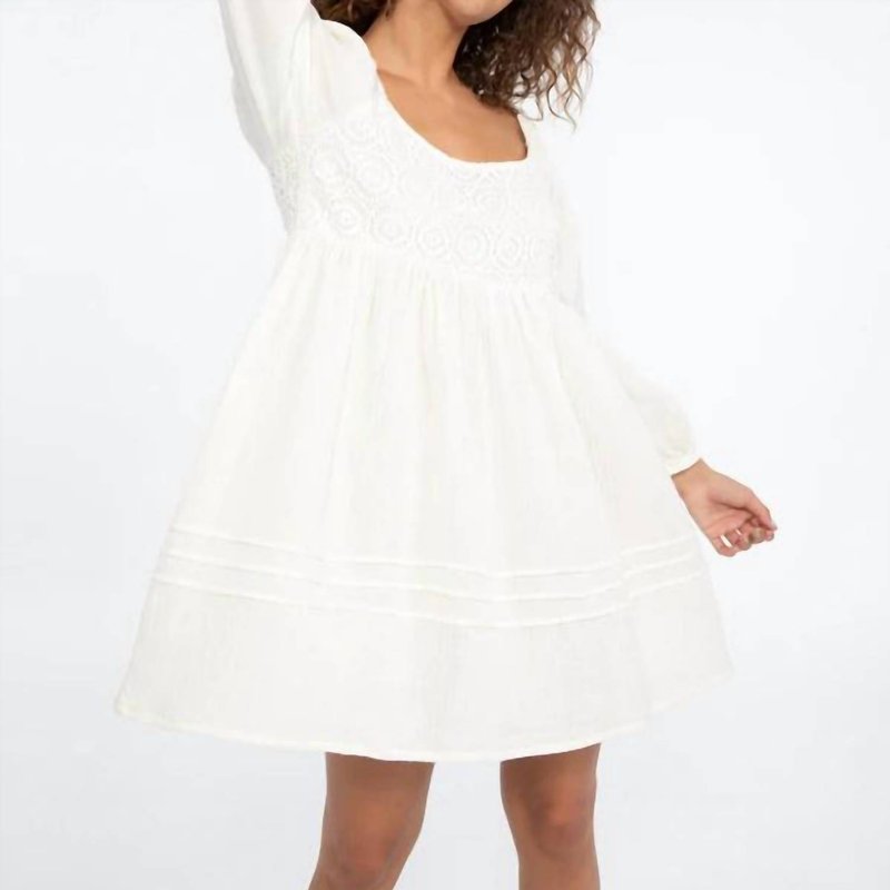 Sanctuary Clothing Summer Swing Dress In White
