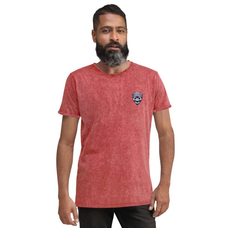 S & B Denim T-shirt – Navy's T-shirt In Red