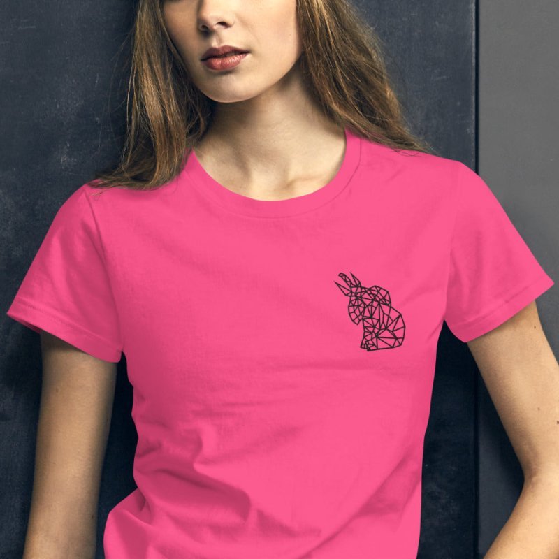 S & B Kruger Short Sleeve T-shirt For Women In Pink