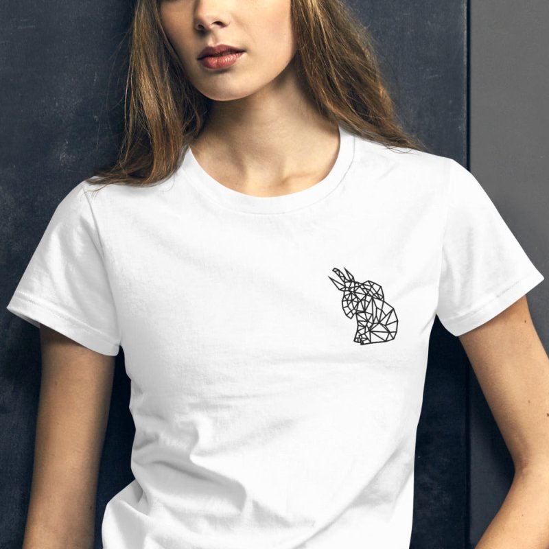 S & B Kruger Short Sleeve T-shirt For Women In White