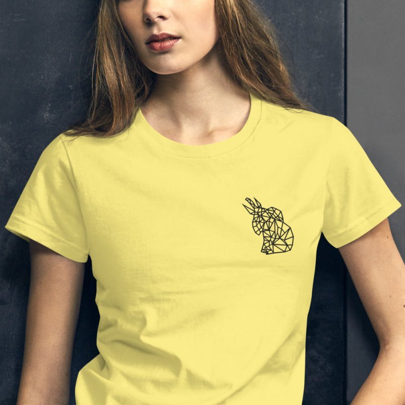 S & B Kruger Short Sleeve T-shirt For Women In Yellow