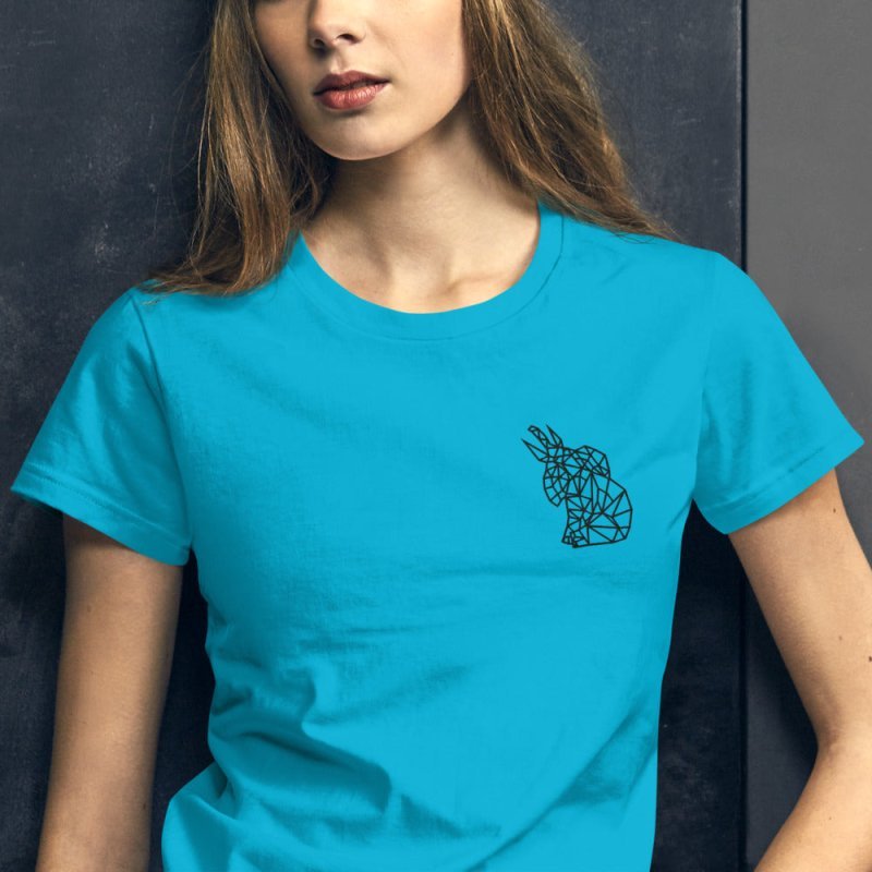 S & B Kruger Short Sleeve T-shirt For Women In Blue