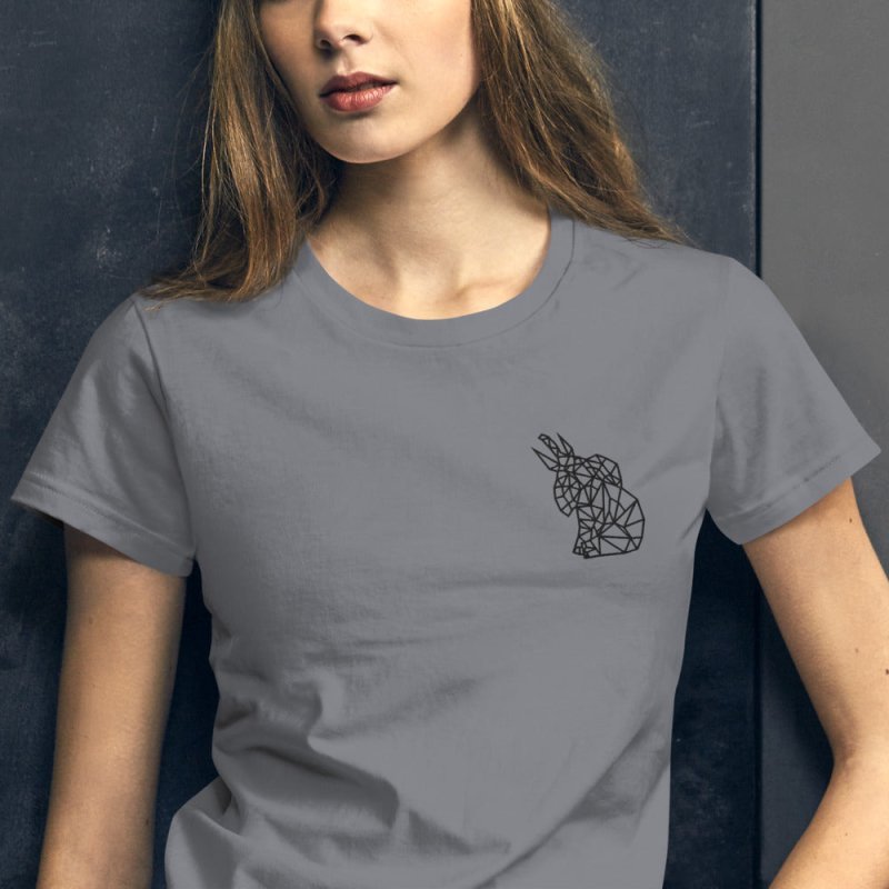 S & B Kruger Short Sleeve T-shirt For Women In Grey